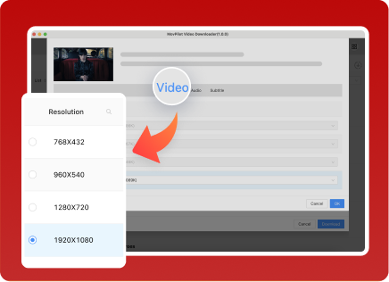 High-Resolution Video Downloads