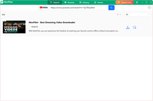 Paste YouTube Video Link