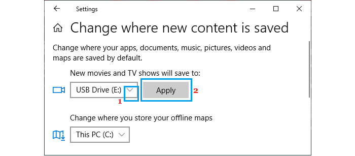 Apply the New Netflix Download Location on PC