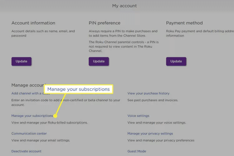 Cancelar suscripción a Hulu en Roku