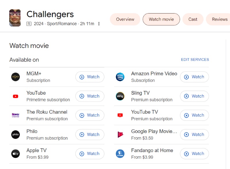Challengers Available Download Platforms