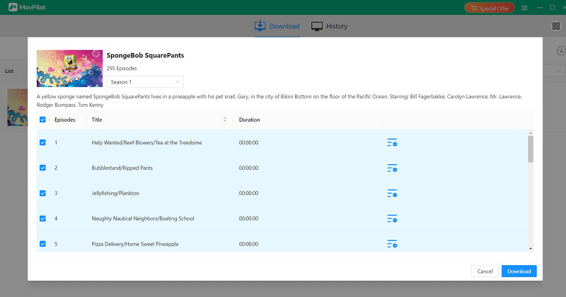 Customize Paramount Plus Output Settings