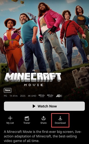 Download A Minecraft Movie on HBO Max