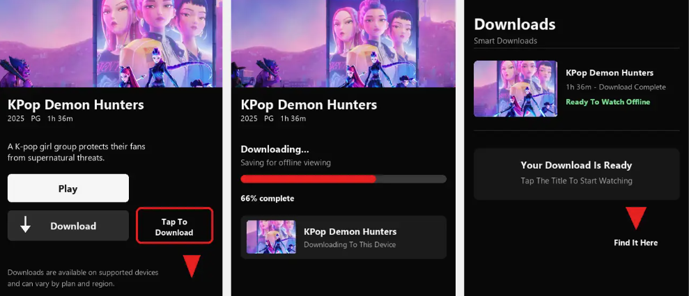 Download KPop Demon Hunters in Netflix