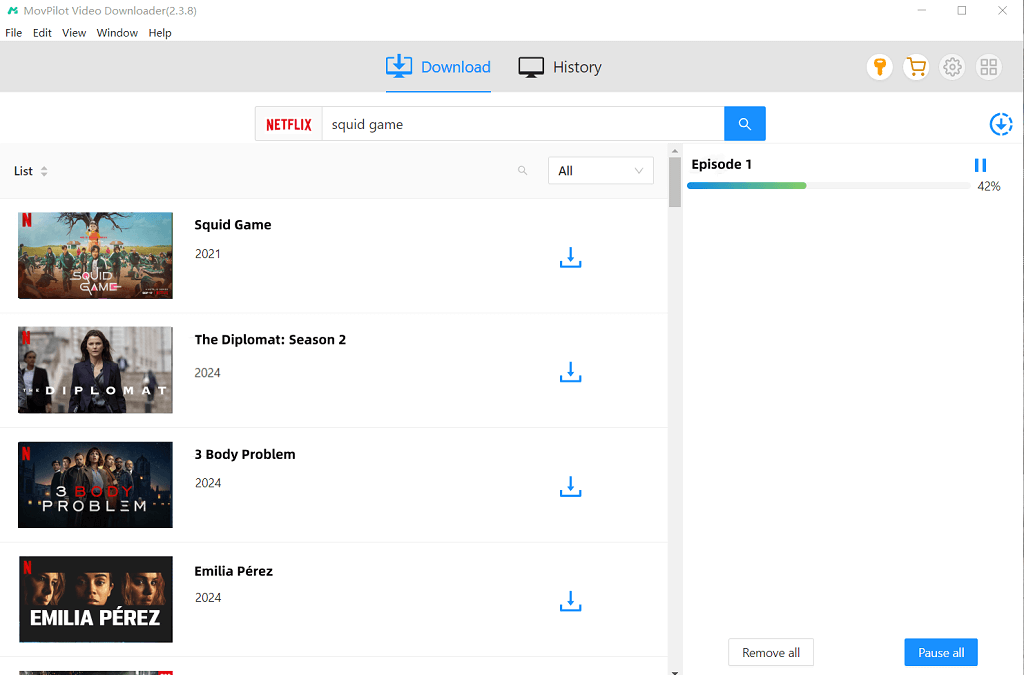 Extraindo vídeos do Netflix via MovPilot