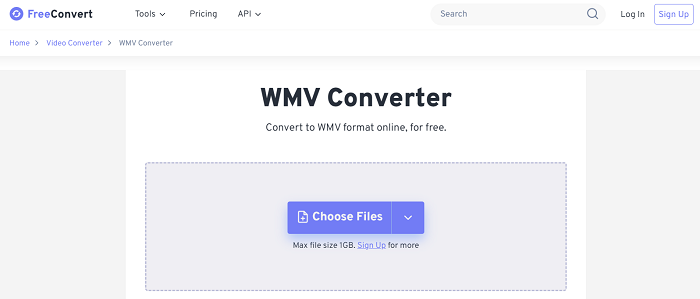 Free Convert WMV Converter Online
