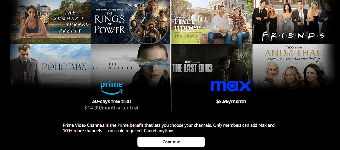 HBO Max på Prime