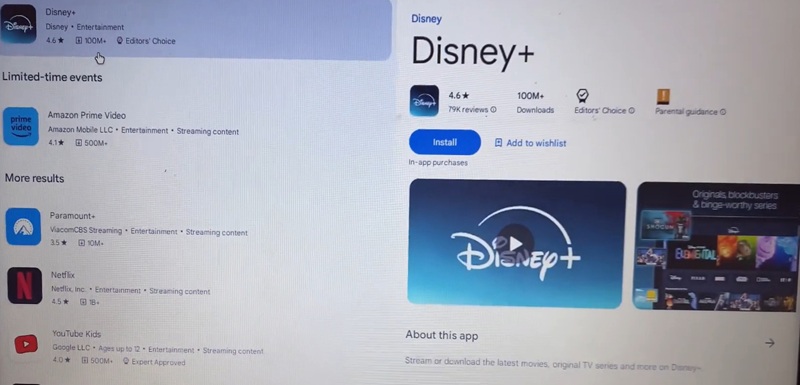 Install Disney Plus App on Chromebook