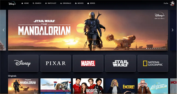 Log into Disney Plus Homepage