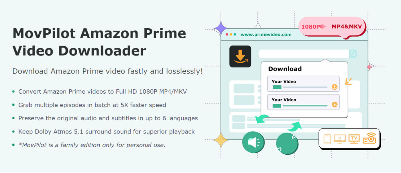 MovPilot Amazon Prime Video Downloader