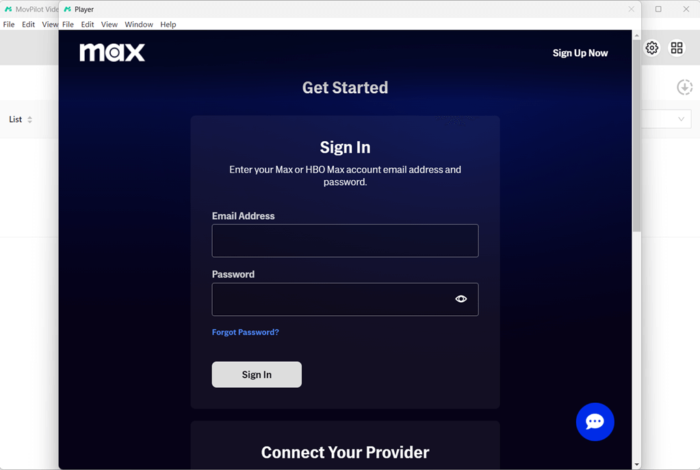 Log into HBO Max on MovPilot
