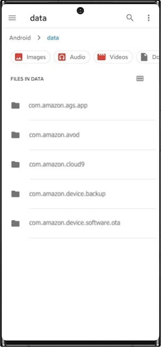 Pobieranie Amazon Prime Video w systemie Android File Management