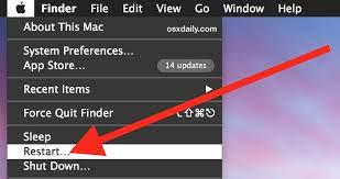Restart A Mac 