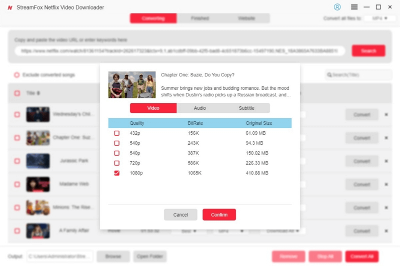 Customize Video Settings