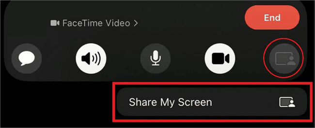 Share Screen on FaceTime on iPhone