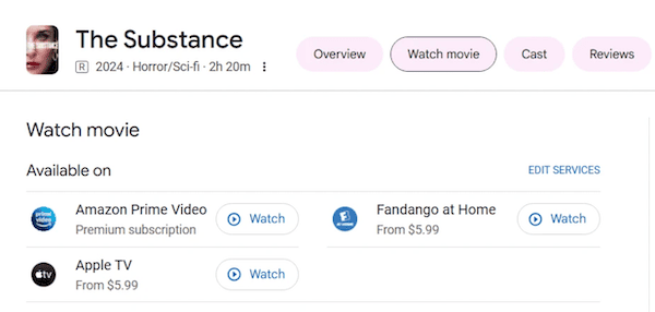 Stream The Substance Online
