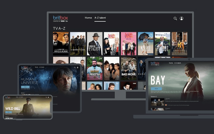 Appareils pris en charge par BritBox Videos