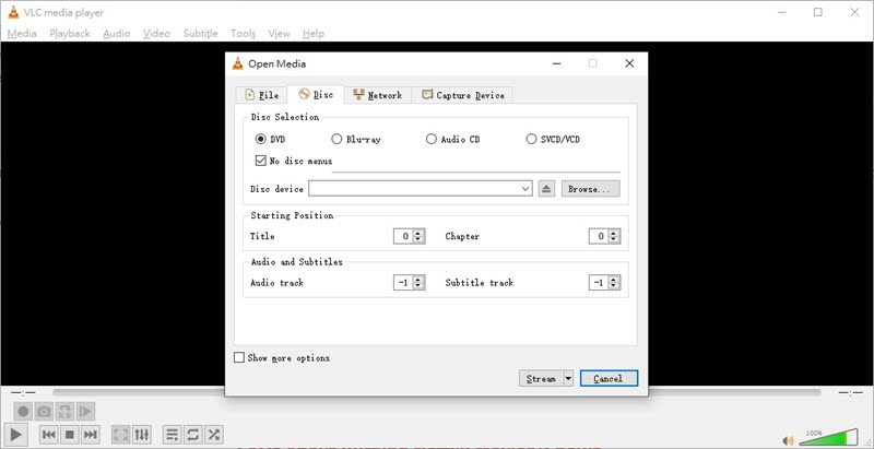 VLC Burn Netflix to DVD