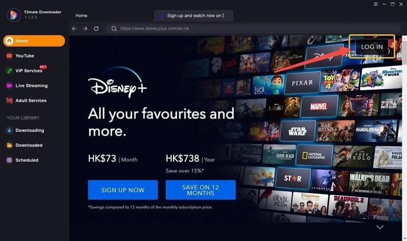 Y2Mate Disney Plus Downloader