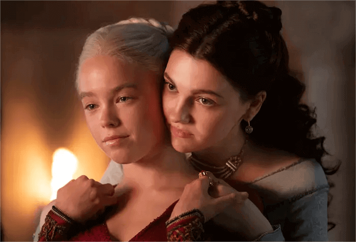 Young Rhaenyra Targaryen and Alicent Hightower